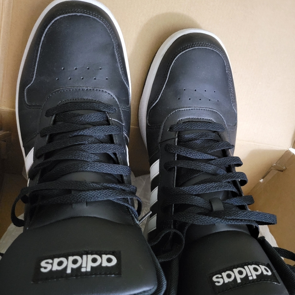 Adidas ..Black Leather. Sz 13 Men's - Picture 8 of 8